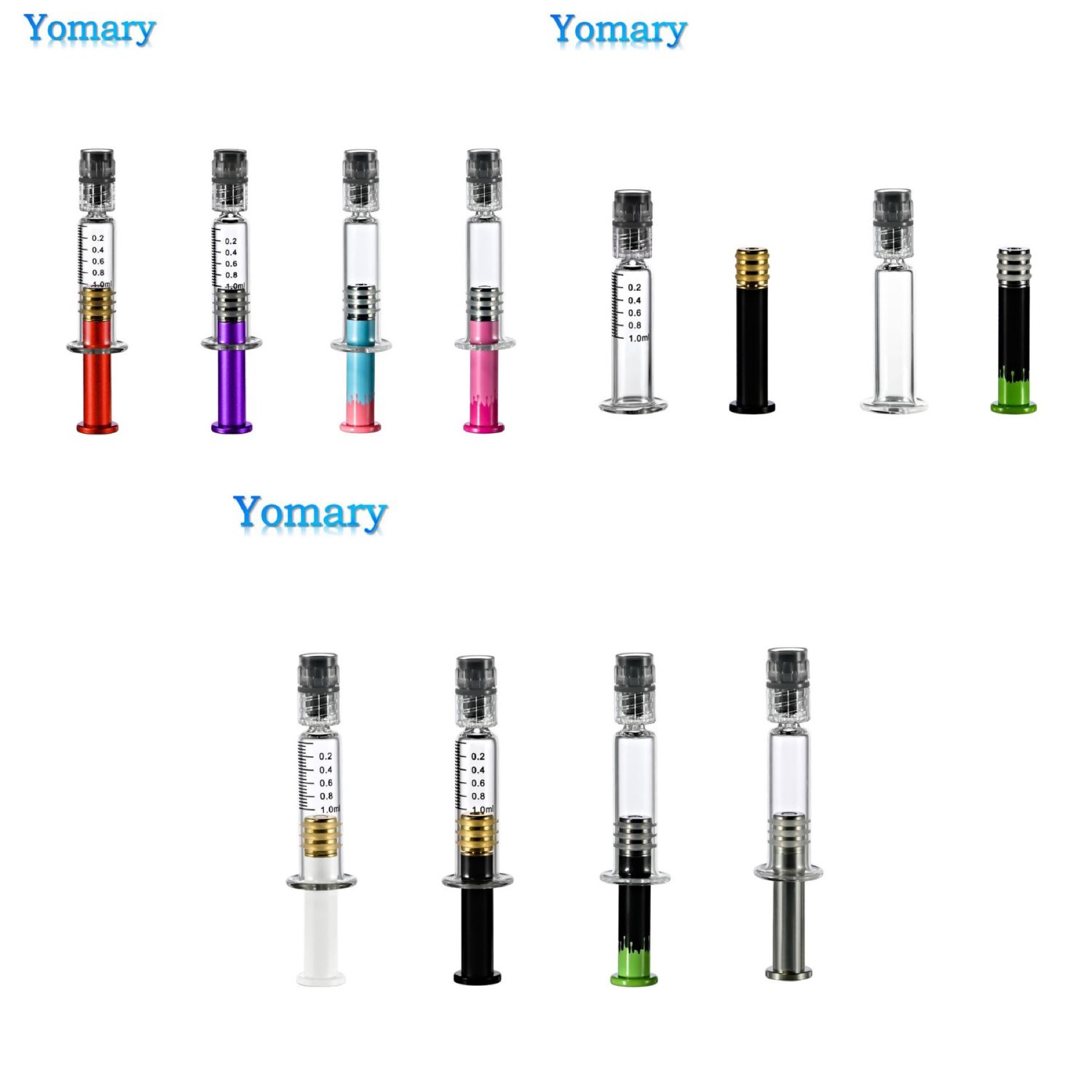 Custom YOMARY prefillable syringe configurations